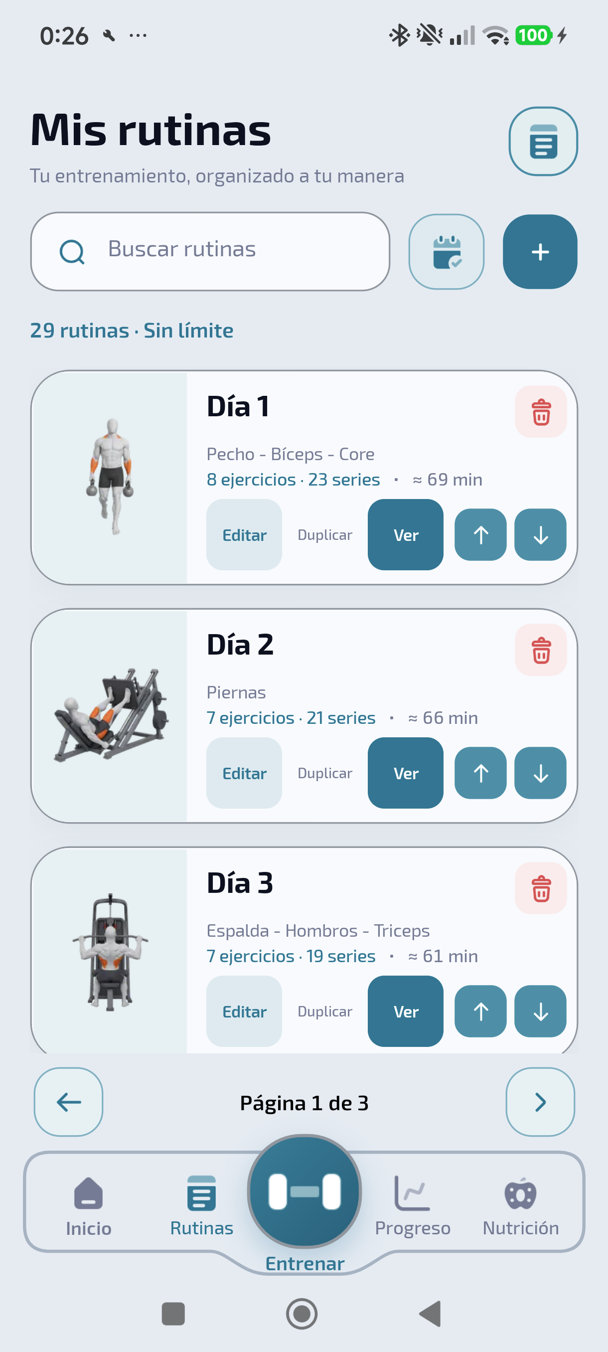 Tus rutinas